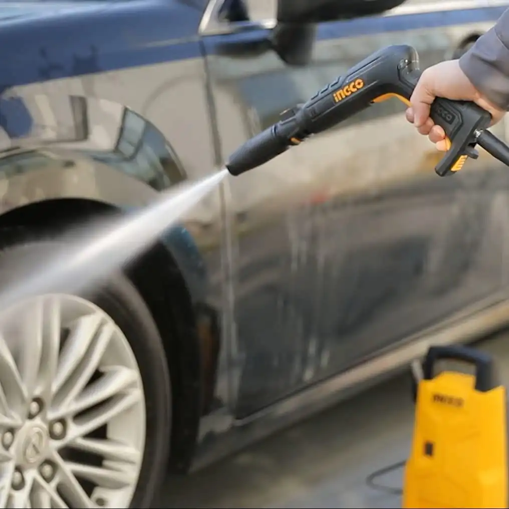 Ingco pressure washer, 1200 watts, 90 bar, HPWR12008