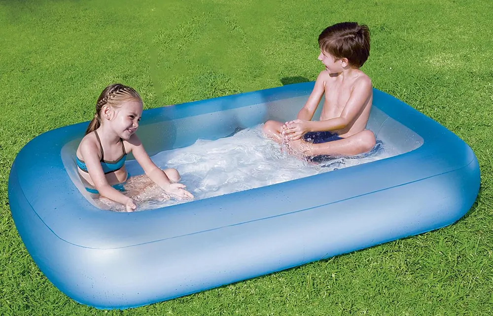 Bestway Inflatable Rectangular Pool, Multi-Colour, 51115