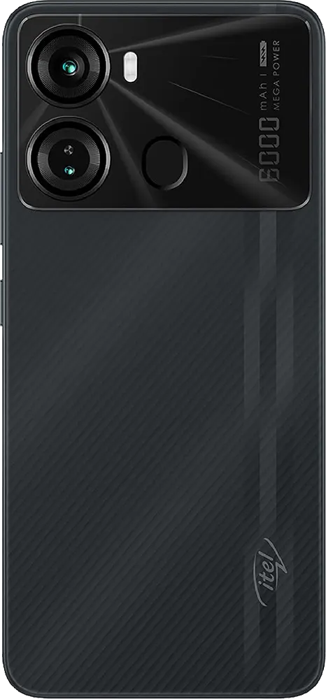 ITEL P40 Dual SIM Mobile, 64 GB Memory, 4 GB RAM, 4G LTE, Force Black
