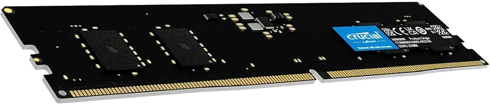 رامات كومبيوتر مكتبي كروشال سعة 32 جيجا رام، DDR5, سرعة 4800GHZ، أسود، CT32G48C40U5
