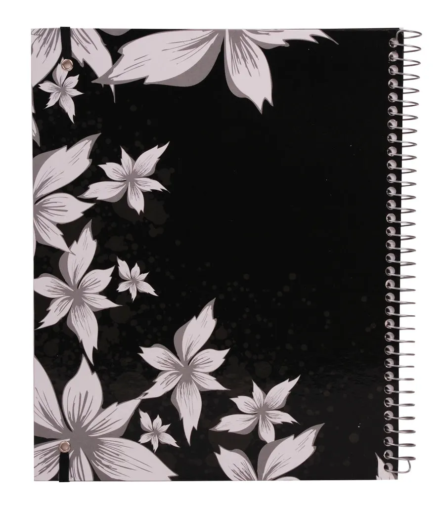 Mintra A4 Batique Spiral Notebook, 150 Sheets, 3 Dividers, Multi Color