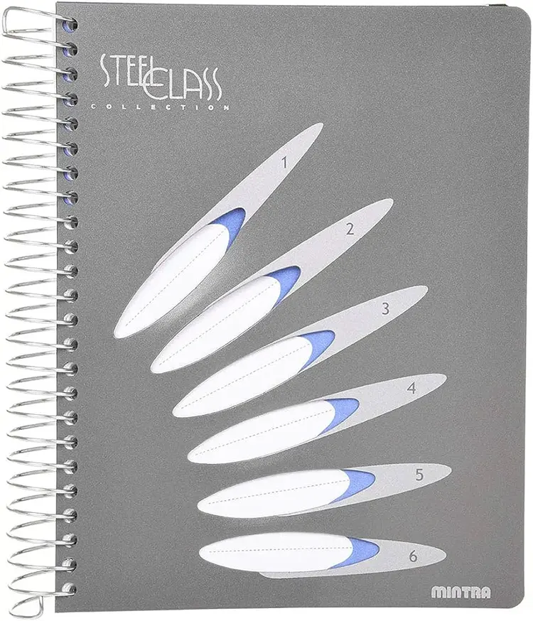 Mintra A4 Steel Class Notebook, 100 Sheets, 4 Dividers, Multi Color