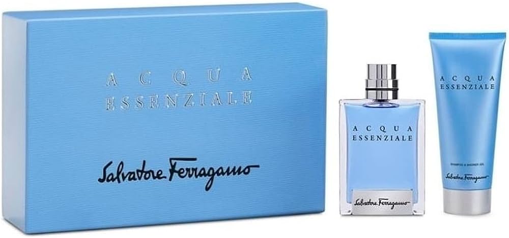 Acqua Essenziale By Salvatore Ferragamo For Men EDT 100ML+Shower Gel