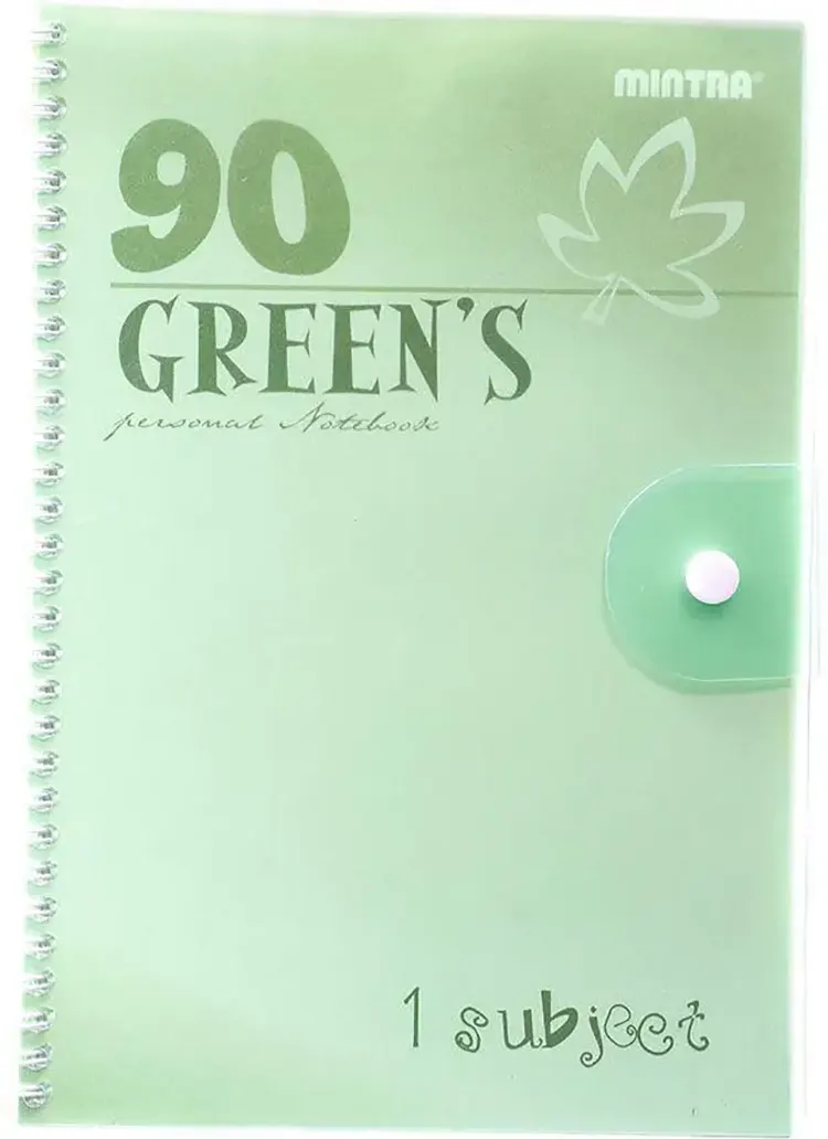 Mintra Ninety B5 Spiral Notebook, 90 Sheets, Multi Color
