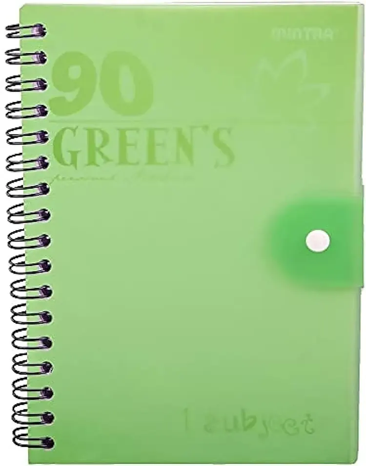 Mintra Ninety B5 Spiral Notebook, 90 Sheets, Multi Color
