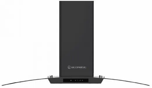 شفاط بلت ان ايكوماتيك ديكوريتف كيرفي ، 90 سم، 3 سرعات، أسود،H9210KGTBK