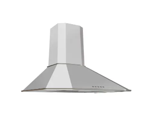 Ecomatic Pyramid Decorative Built-in Hood, 90 cm, 3 speeds, Silver, H9206RB