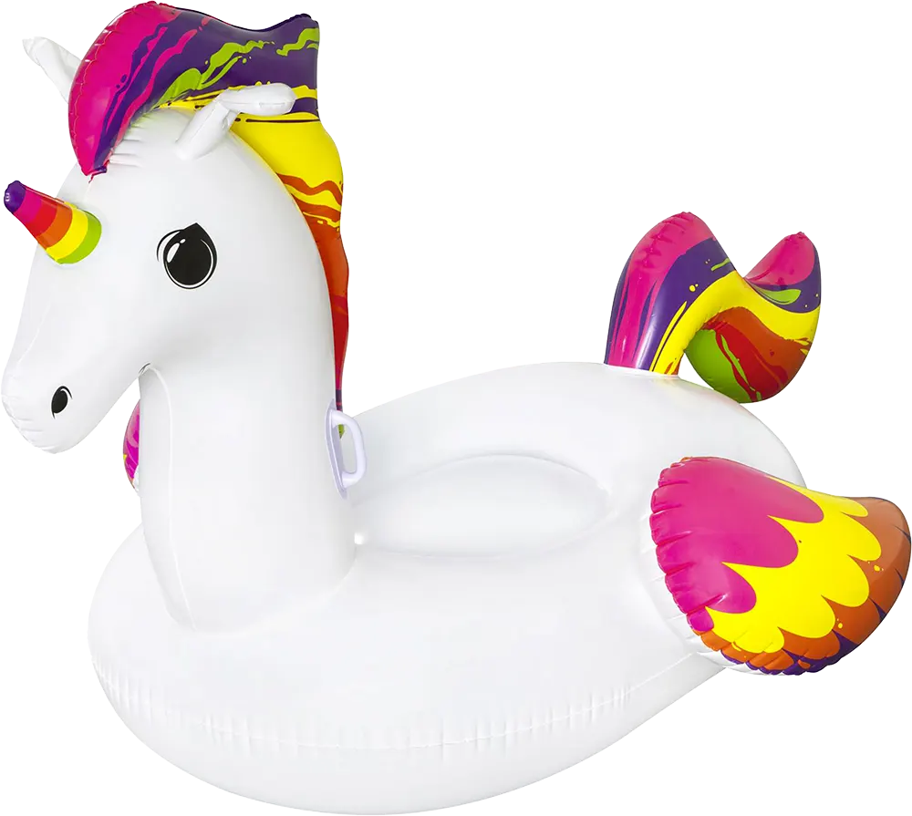 Bestway Inflatable Swimming Unicorn , White, 41113