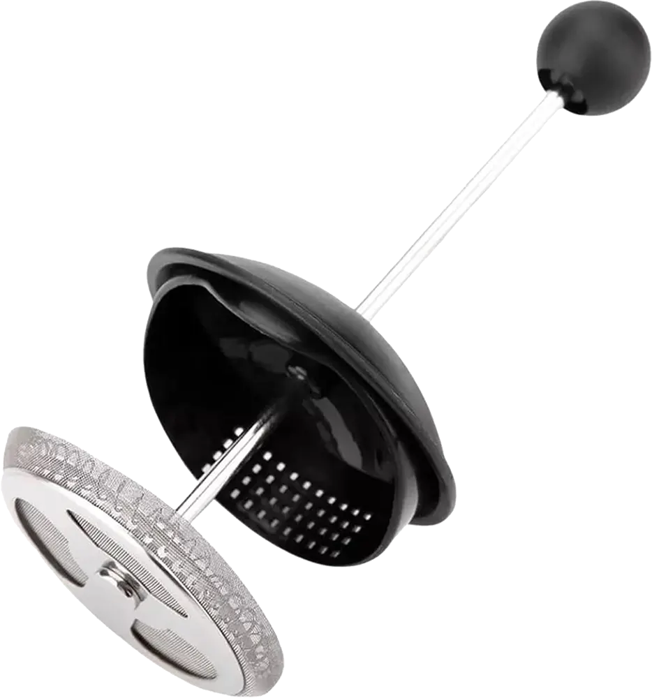 ماكينة تحضير القهوة الفرنسية ،بلاستيك،أسود