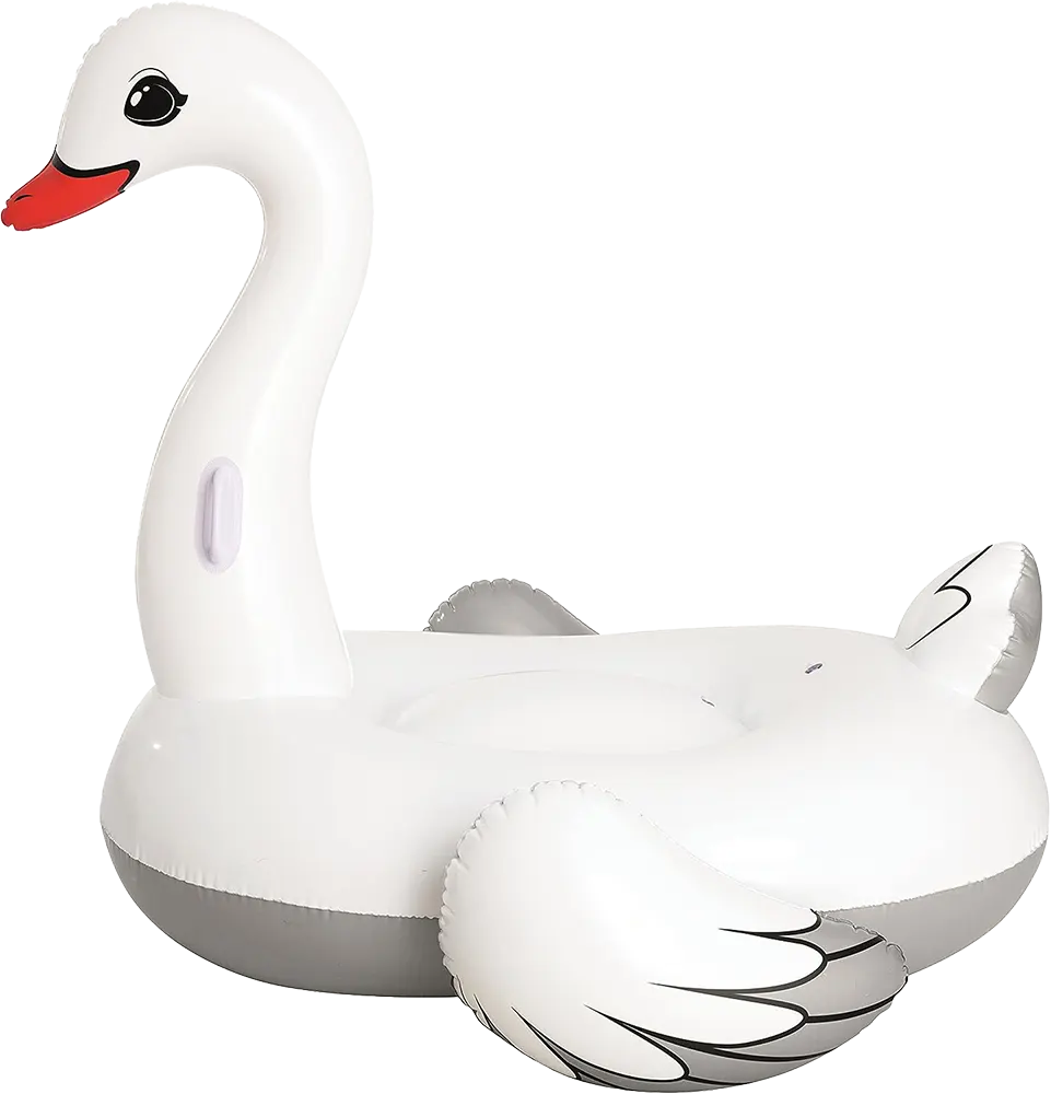 عوامة سباحة بيست واي بجعة قابلة للنفخ ، أبيض، 41113