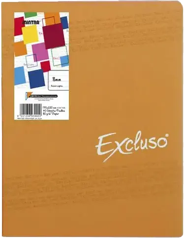 Mintra A4 Excluso Spiral Notebook, 72 Sheets, Assorted Color