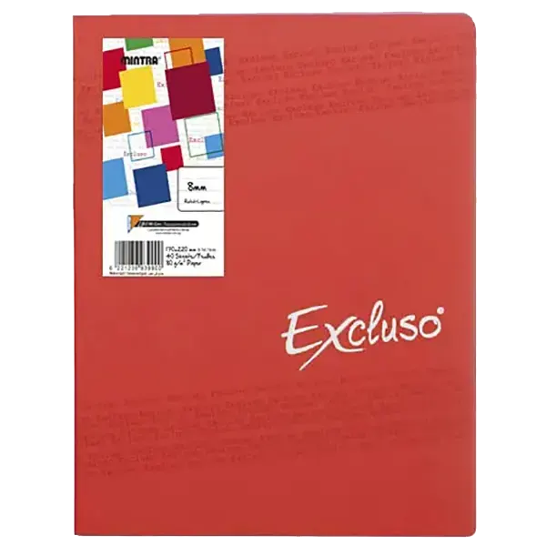 كشكول سلك اكسكلوزو A4 من مينترا، 72 ورقة، لون متعدد