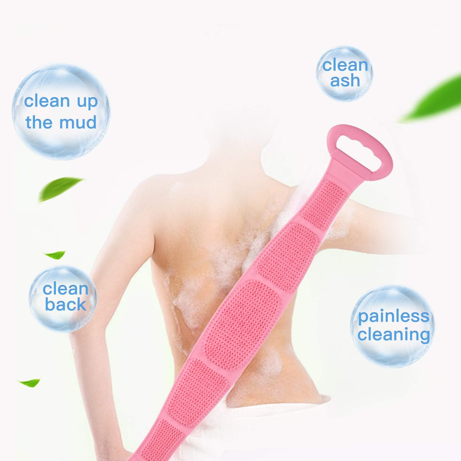 ليفه سيلكون للاستحمام - بينك