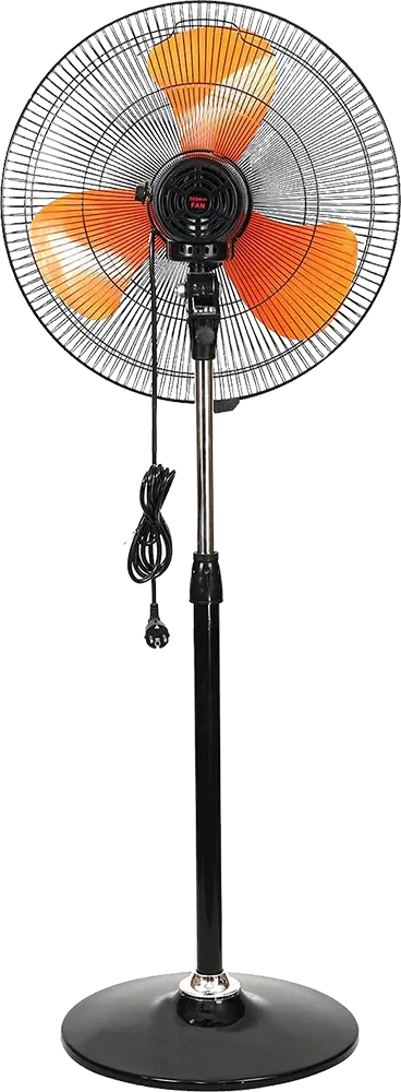 مروحة ستاند كاسيل 20 بوصة، 3 سرعات- اسود* برتقالي، FAS.1020