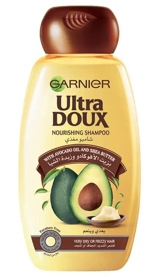 Garnier Ultra Doux Shampoo, Avocado Oil & Shea Butter  400ml