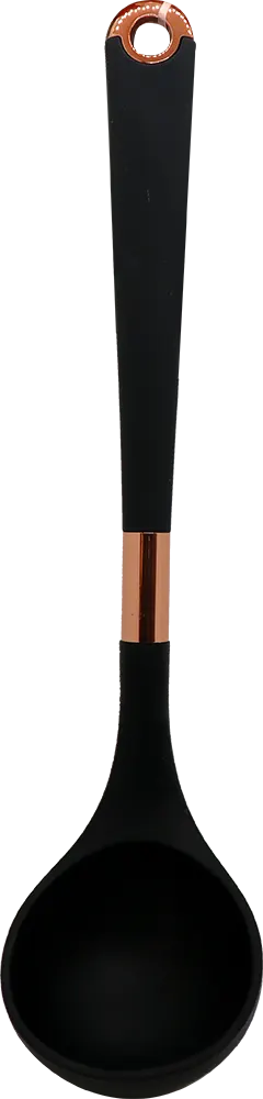 Silicone Food Scoop - black x Gold