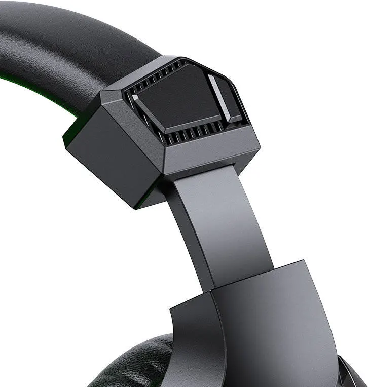 Joyroom JR-HG1 Gaming Headset, Microphone, HD Sound, USB Connectivity, Black x Green