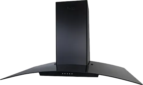 Purity Built-in Pyramidal Hood , 90 cm, 3 Speeds, Black, CAPPE BL 90