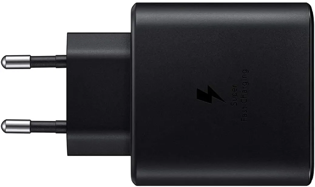 Samsung Fast Charging Adapter, 45W Dual Head, USB-C Cable, Black, TA845XBEGCN