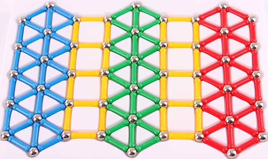 Magnastix Magnetic Construction Building Blocks, 157 Pcs, 2030