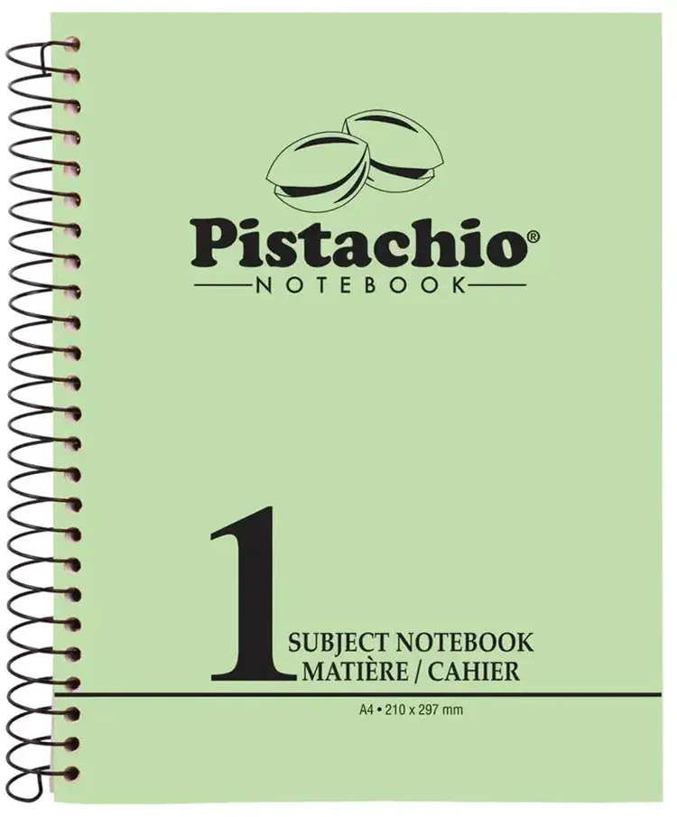 Mintra A4 One-Subject Spiral Notebook, 96 Sheets, Assorted Color