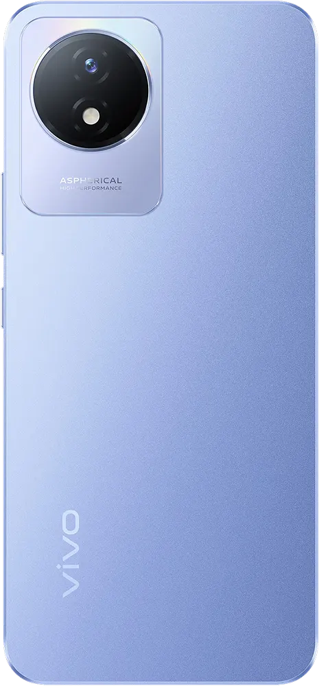 VIVO Y02 Dual SIM Mobile, 32GB Memory, 3GB RAM, 4G LTE, Orchid Blue