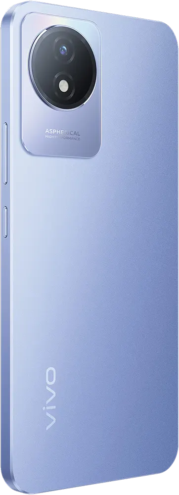 VIVO Y02 Dual SIM Mobile, 32GB Memory, 3GB RAM, 4G LTE, Orchid Blue