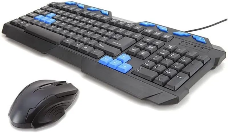 Gamma Gaming Keyboard and Mouse, Wired, Black, K-502