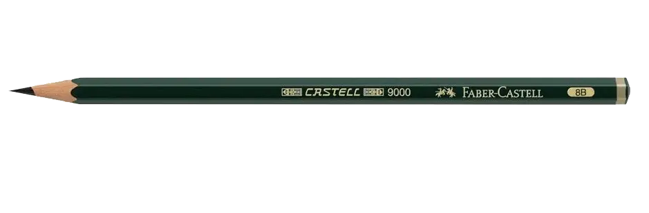 Faber-Castell C8 Graphite 8B Pencil 9000