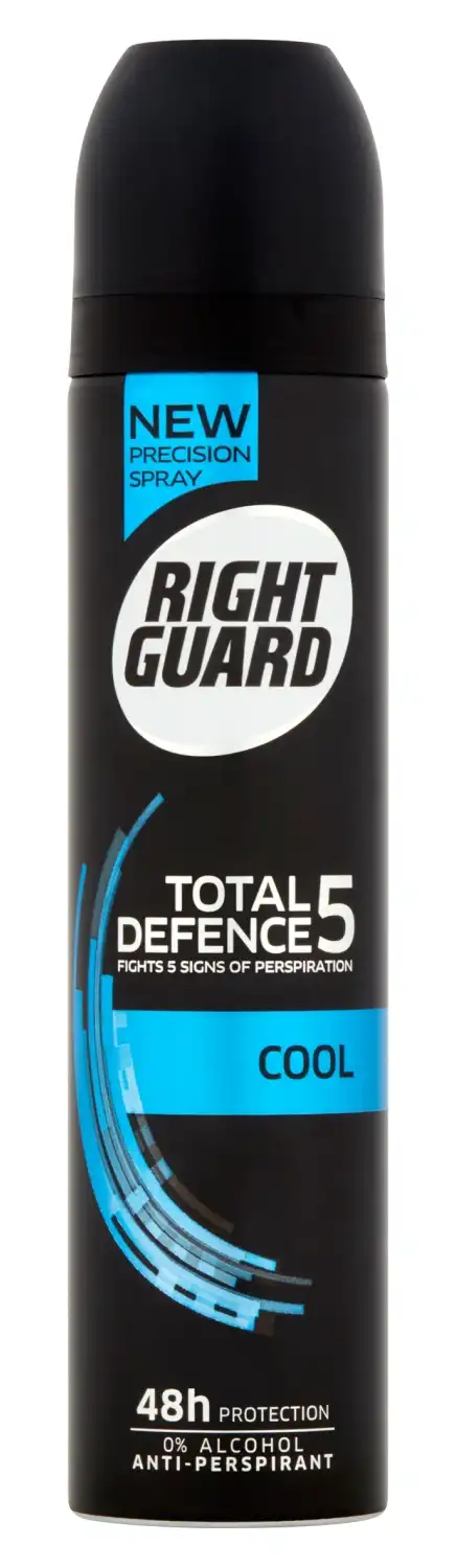 Right Guard Total Defence 5 Cool  48H Anti Perspirant Deodorant 250 Ml