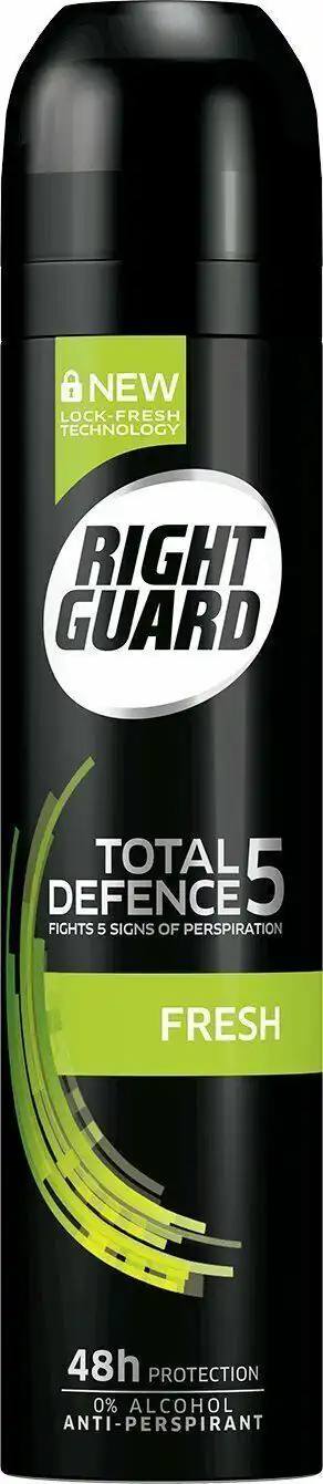 Right Guard Total Defence 5 FRESH 48H Anti Perspirant Deodorant 250 Ml