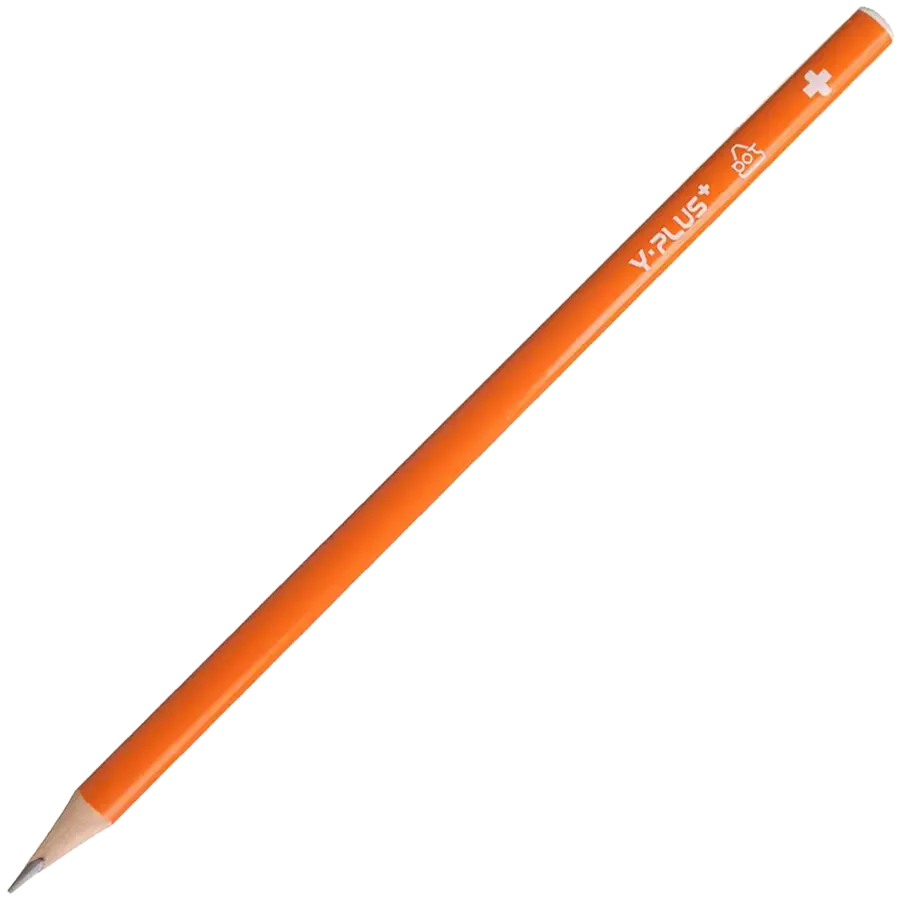 طقم قلم رصاص واي-بلس 12 قطعة برتقالي