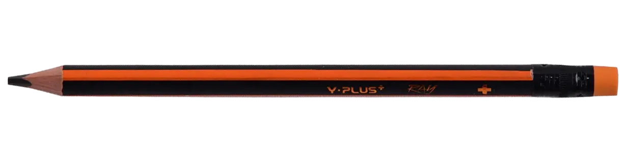 Y-plus triangle pencil With Eraser