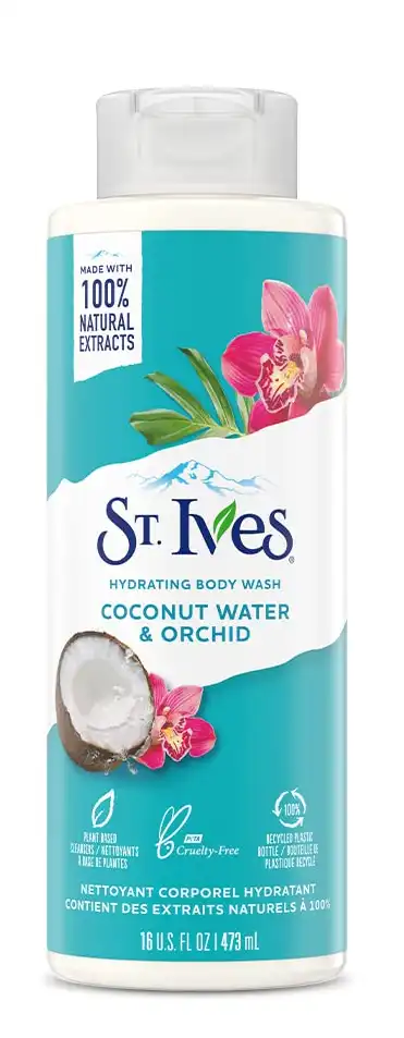 شاور جل مرطب بخلاصة بماء جوز الهند والأوركيد من اس تى ايفز 473 مل