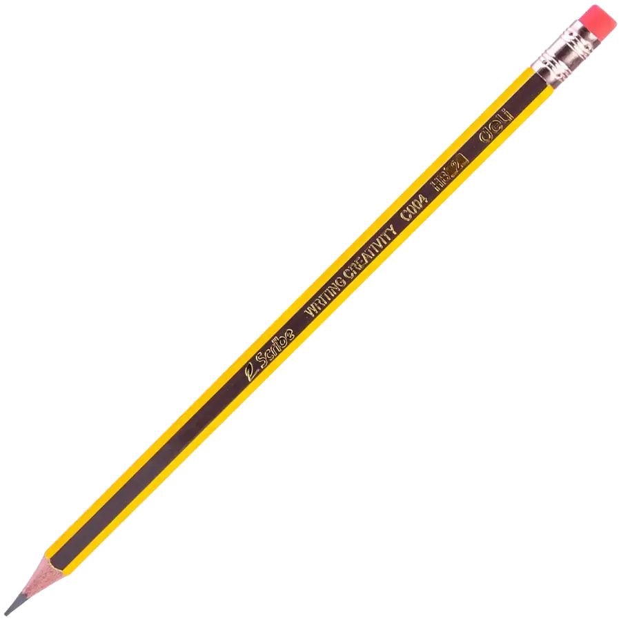 Deli 12-Piece Graphite HB Pencil Set
