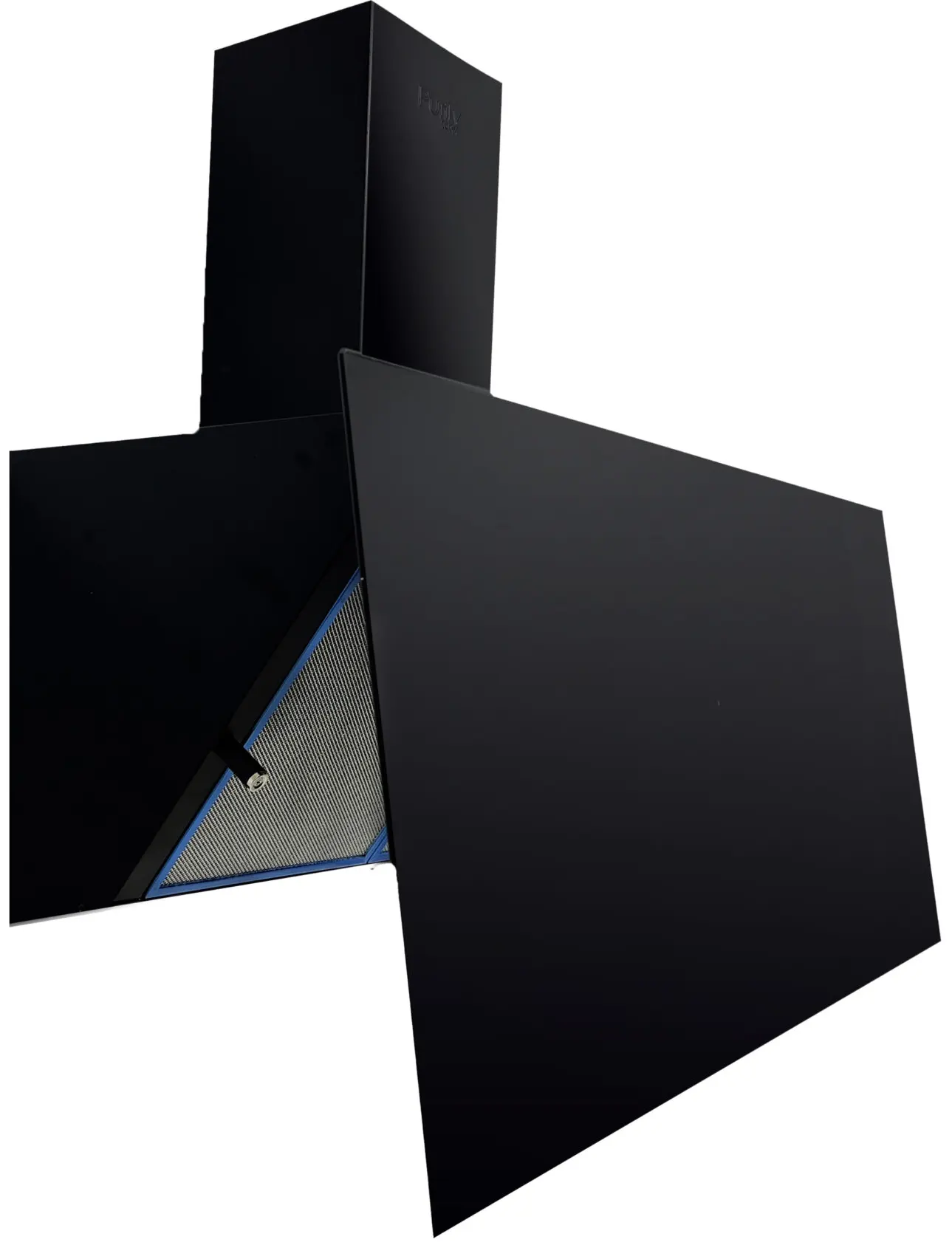 Purity Turkish Built-In Purity Pyramid Hood, 90 cm, 3 Speeds, Black, FLOW BLACK 90