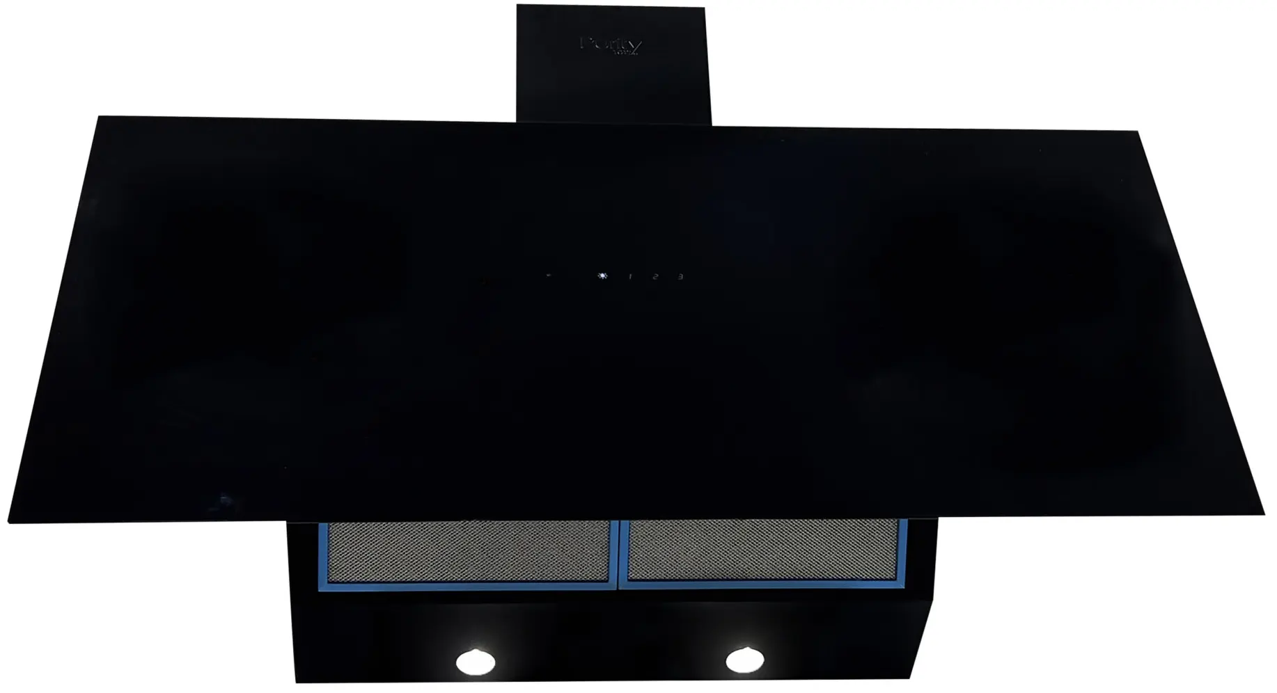 Purity Turkish Built-In Purity Pyramid Hood, 90 cm, 3 Speeds, Black, FLOW BLACK 90