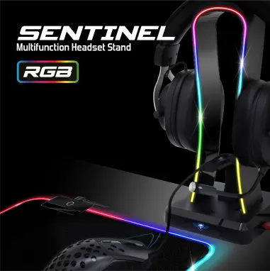 Sentinel Stand Multifunctional headset, Black, 2B-GM497