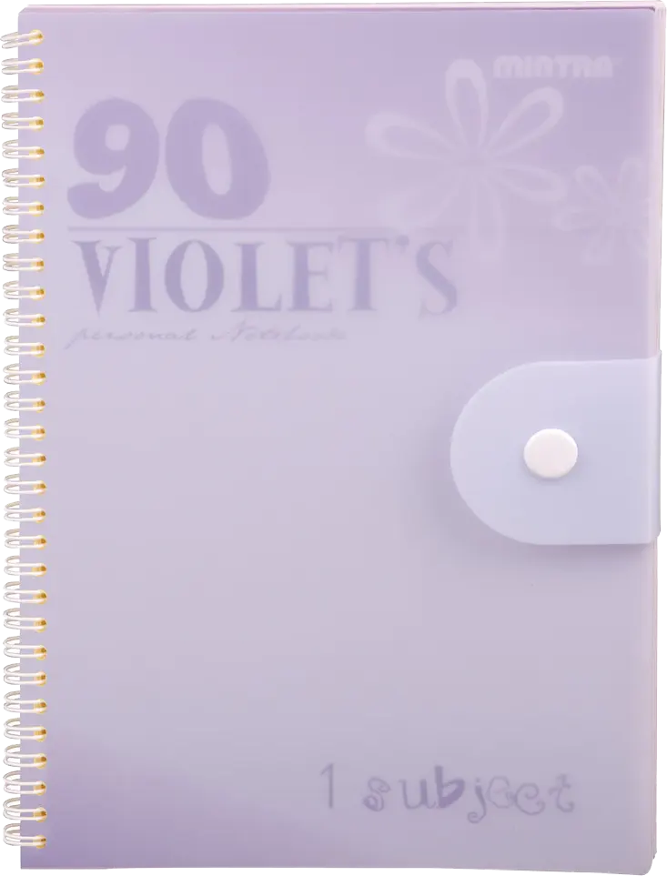 Mintra Ninety Spiral NoteBook A7 , Lined Ruling 90 Sheets, Multi-color