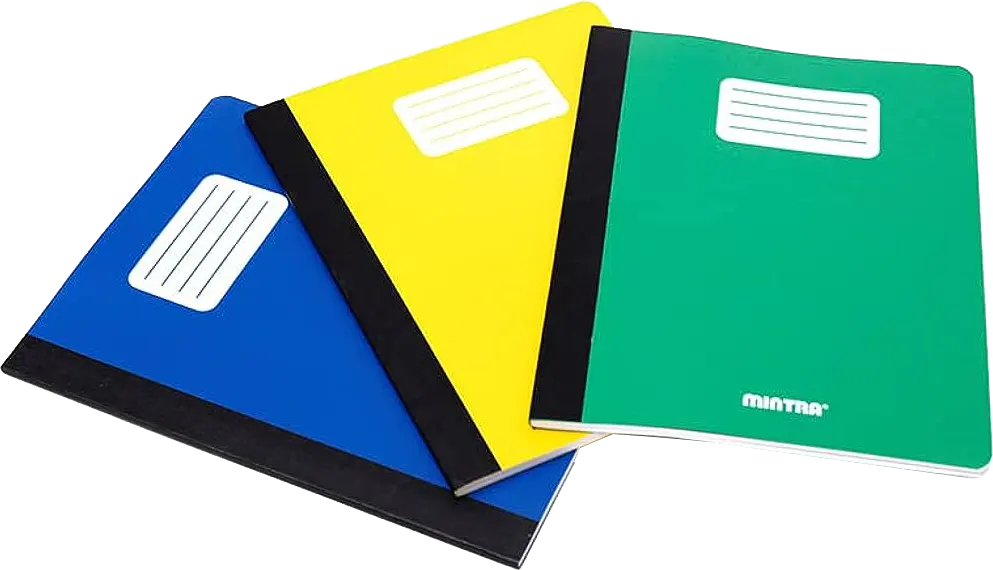 Mintra Poly Composition Notebook 60 Sheets, A5, Lined, Multiple Color