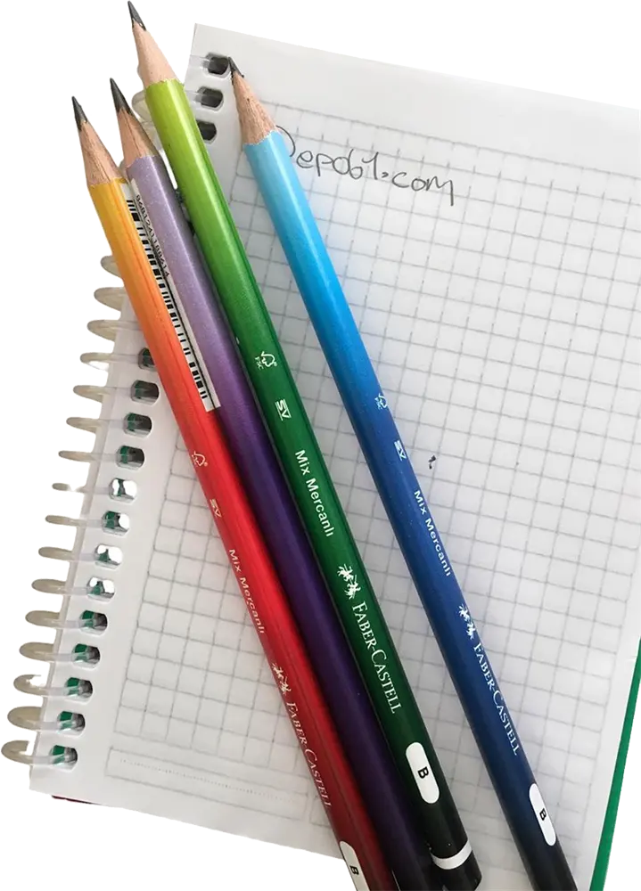 قلم رصاص فابر كاسيل ميكس ميركانلي، درجة B، 864، ألوان متعددة