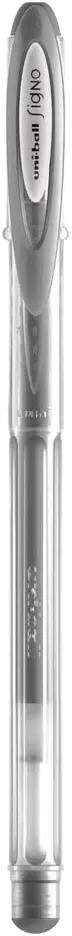 قلم جيل يوني بول سيجنو ، 0.8 ملم، رولر، فضي، UM-120SP