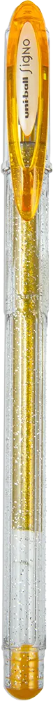 Uni-Ball Signo Gel Pen, 1mm, Roller, Gold, UM-120SP