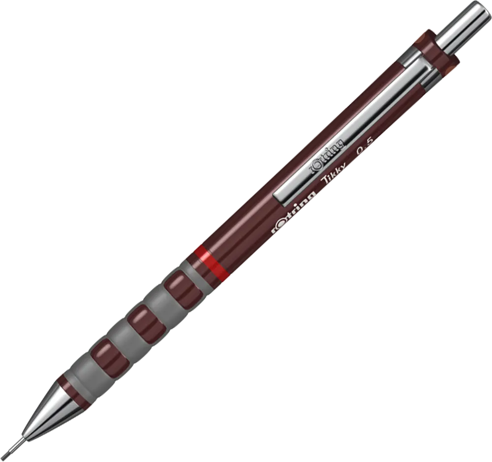 قلم سنون تيكي روترينج بلاستيك ، سن رصاص 0.5 ملم ، بني، 1904695