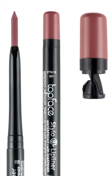 قلم تحديد شفاه ستايلو مقاوم للماء من توب فيس 001