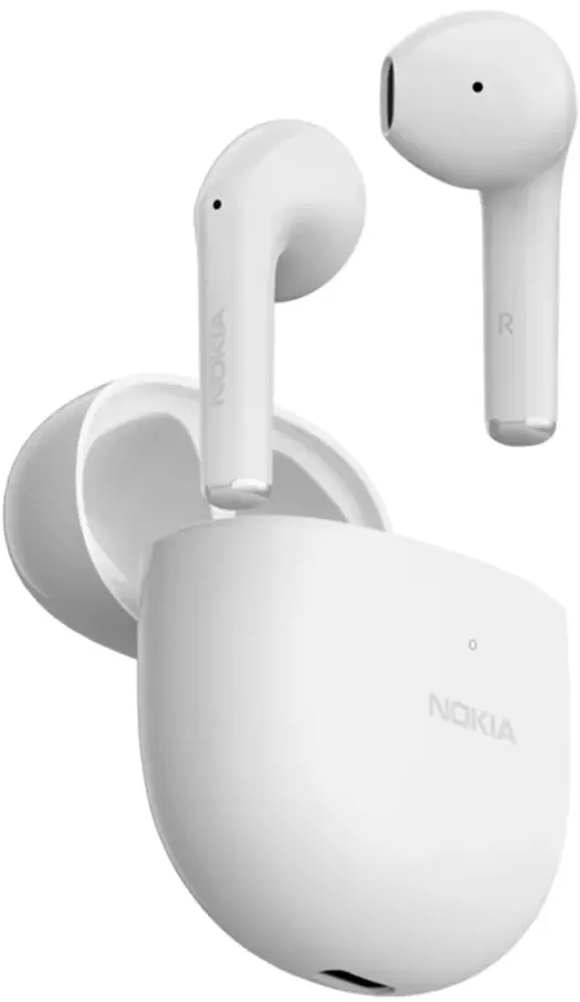 Nokia Essential True E3110 earbuds, Bluetooth 5.1, 250 mAh Battery, White