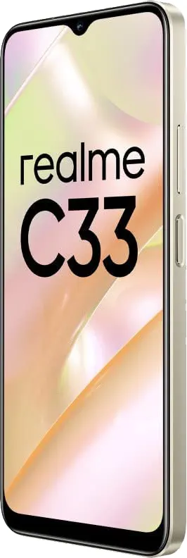 موبايل ريلمي C33 ثنائي الشريحة ، ذاكرة 128 جيجابايت ، رام 4 جيجابايت ، شبكة الجيل الرابع إل تي إي، ذهبي
