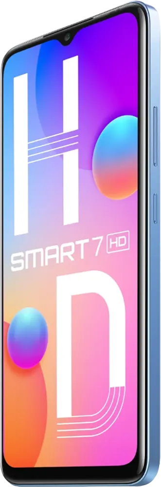 Infinix Smart 7 HD Dual SIM  Mobile ,64GB Memory, 2GB RAM, 4G LTE, Silk Blue