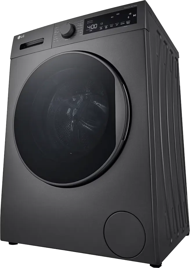 LG Full Automatic Front Loading Washing Machine 8KG, Digital Display, Inverter , Dark Silver, F2T2TYM1S