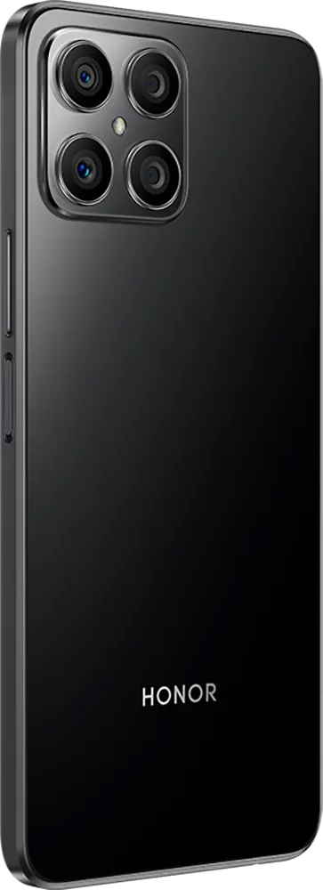 HONOR X8 Dual SIM Mobile, 128GB Internal Memory, 6GB RAM, 4G LTE, Black